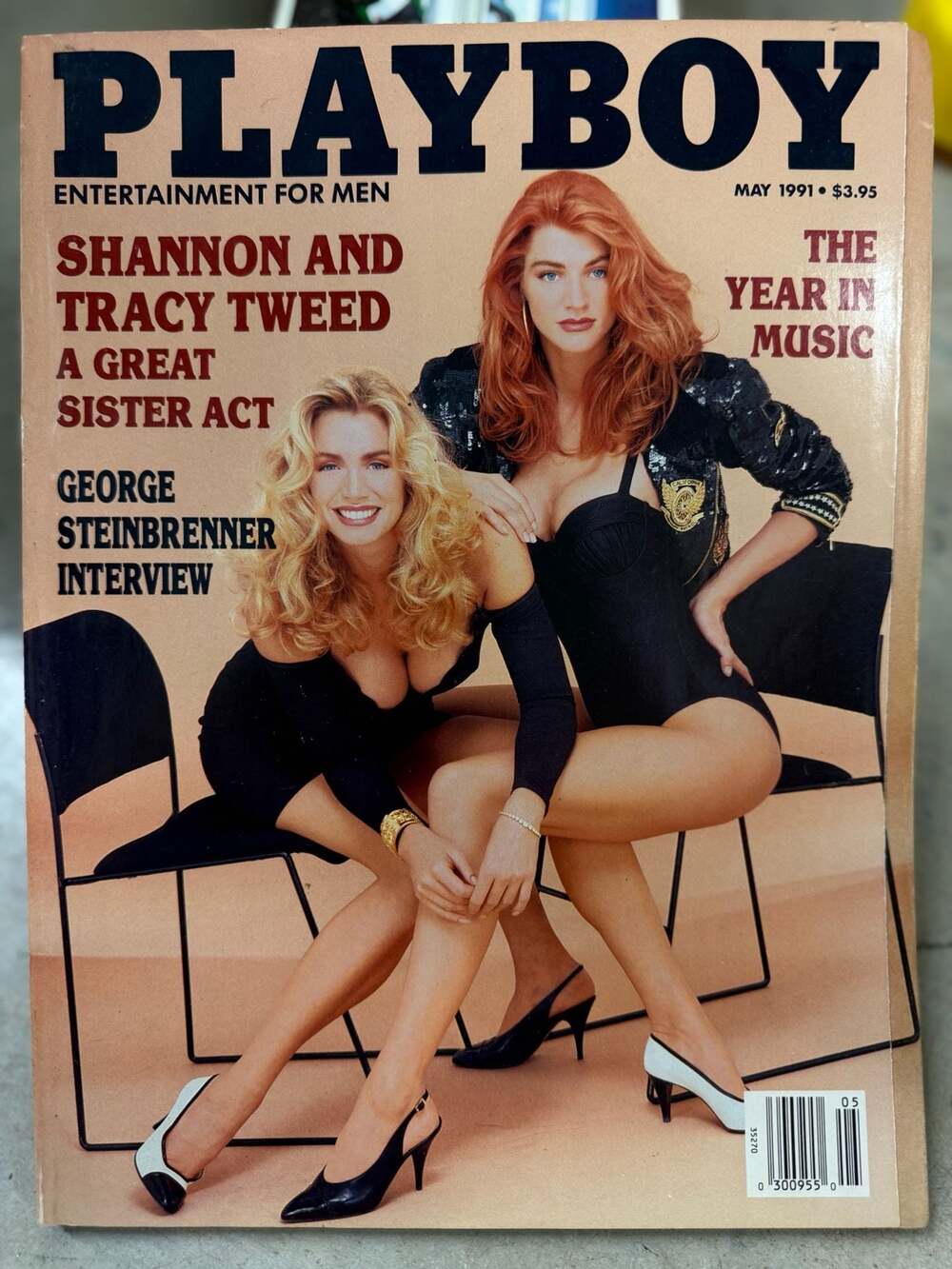 Playboy Magazine May 1991 Shannon and Tracy Tweed Cover